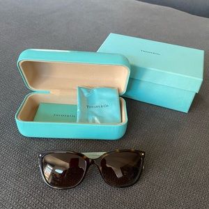 Tiffany & Co tortoise shell sunglasses